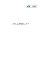 Manual de Aerodinámica Autor Universidad de Investigación y Desarrollo